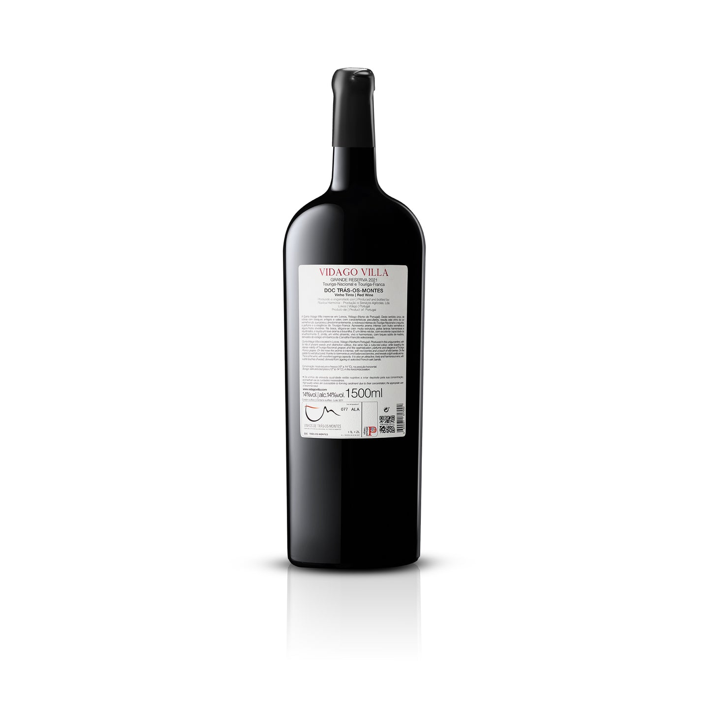 Vidago Villa Tinto Grande Reserva 2021 - Magnum TN & TF