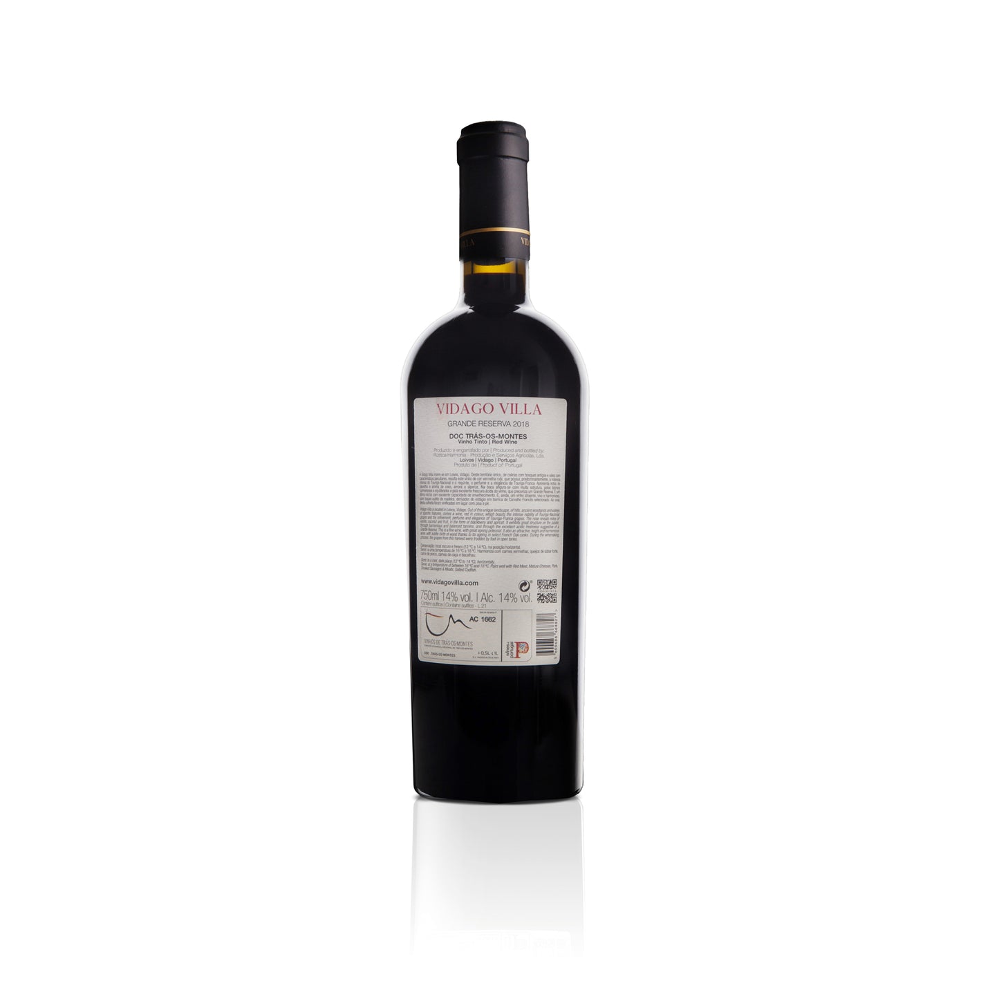 Vidago Villa Tinto Grande Reserva 2018 - TN & TF